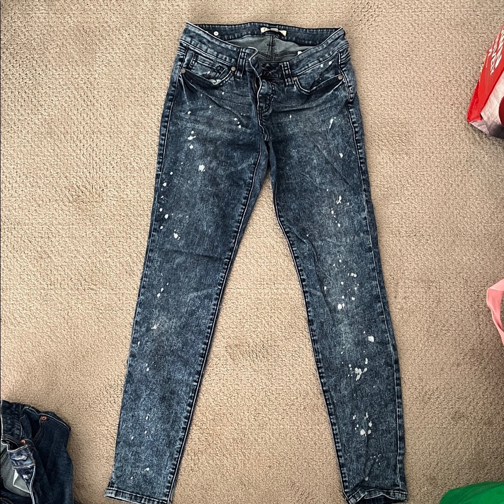 CAbi Dark Wash Skinny Jeans